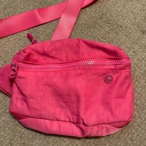 Gaiam Pink Belt Bag